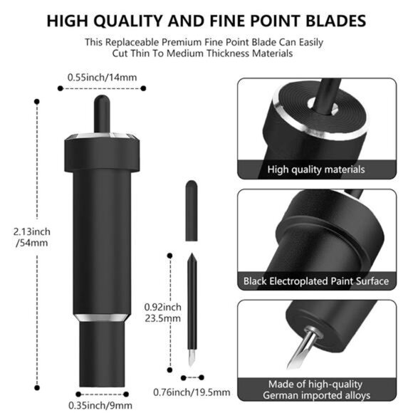 Deep Cut Blade for Maker 3/4/Maker/Explore 3/4/Air 2/Air/One/Venture,60° - Picture 2 of 6